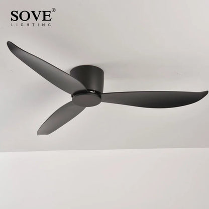 DecorBites™ 6-Speed DC Motor Ceiling Fan Remote Control 17CM Low Floor Loft Decorative Fan