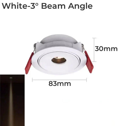 DecorBites™ LED Mini Ceiling Downlights: Anti-Glare Spot Lighting Fixture for Cabinets, Showcases, and more