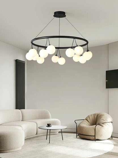 DecorBites™ Glass Art Chandelier for Living Room, Children's Room, Bedroom, Dining Room
