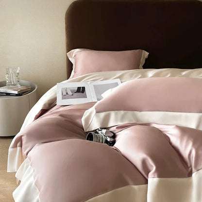 DecorBites™ Eucalyptus Fiber Bedding Set, Summer Coolness, Silky Quilt, Duvet Cover, Sheet Set