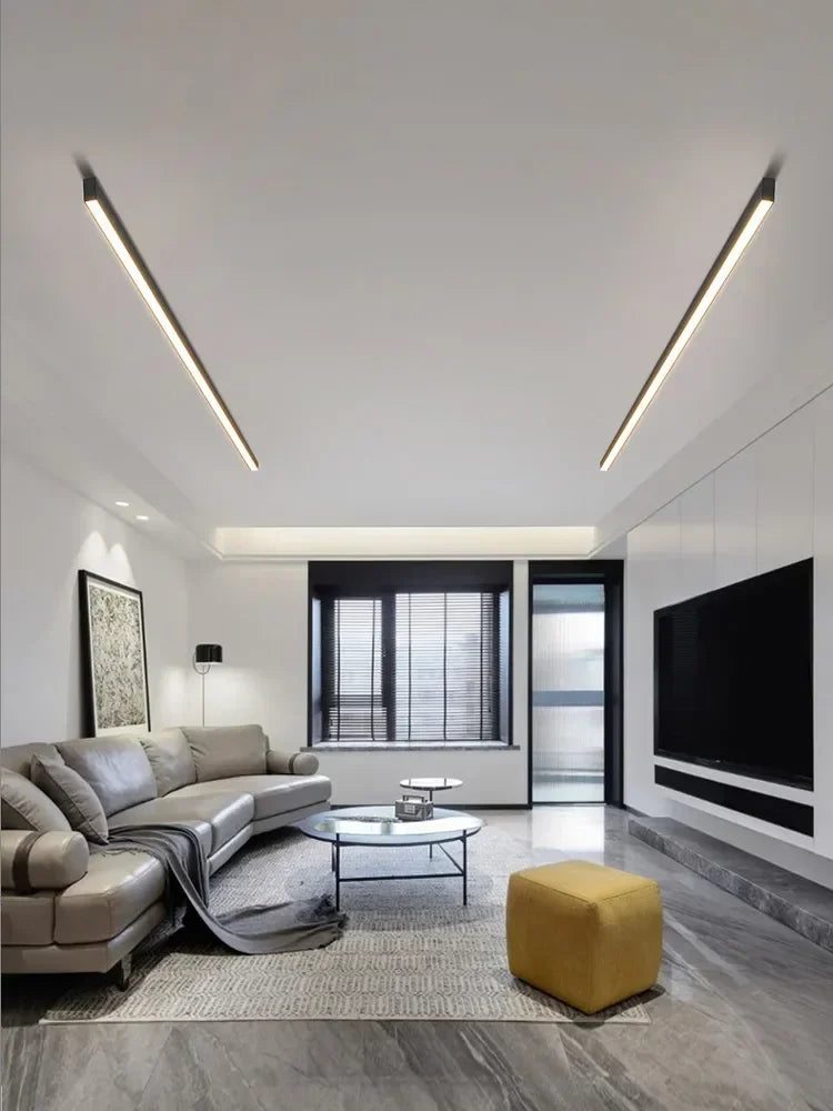 DecorBites™ Black Linear LED Ceiling Lamp for Living Room, Aisle, Dining Room
