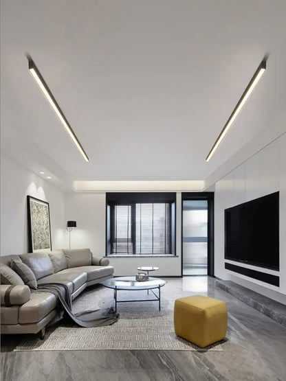 DecorBites™ Black Linear LED Ceiling Lamp for Living Room, Aisle, Dining Room