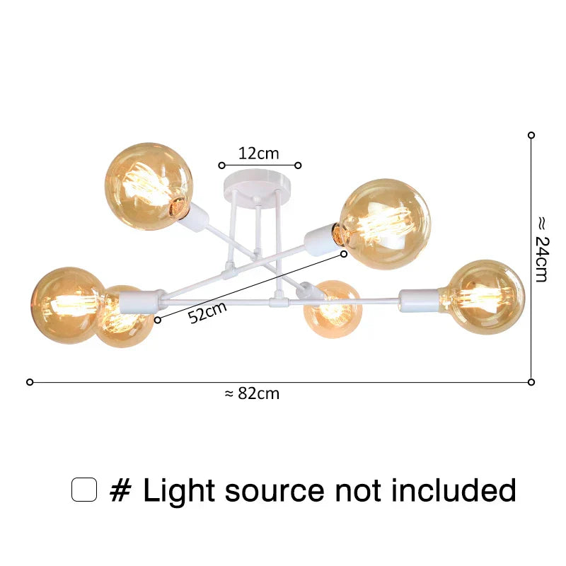 DecorBites™ Industrial LED Ceiling Lights for Modern Minimalist Home Decor