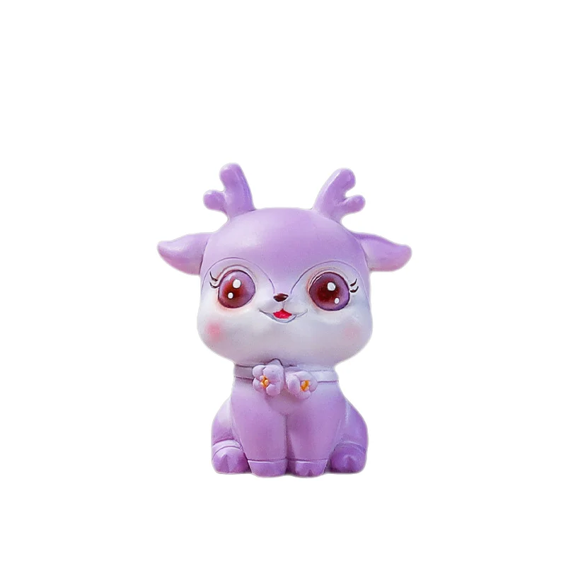 DecorBites™ Cartoon Sika Deer Resin Ornament for Home Decor or Baking