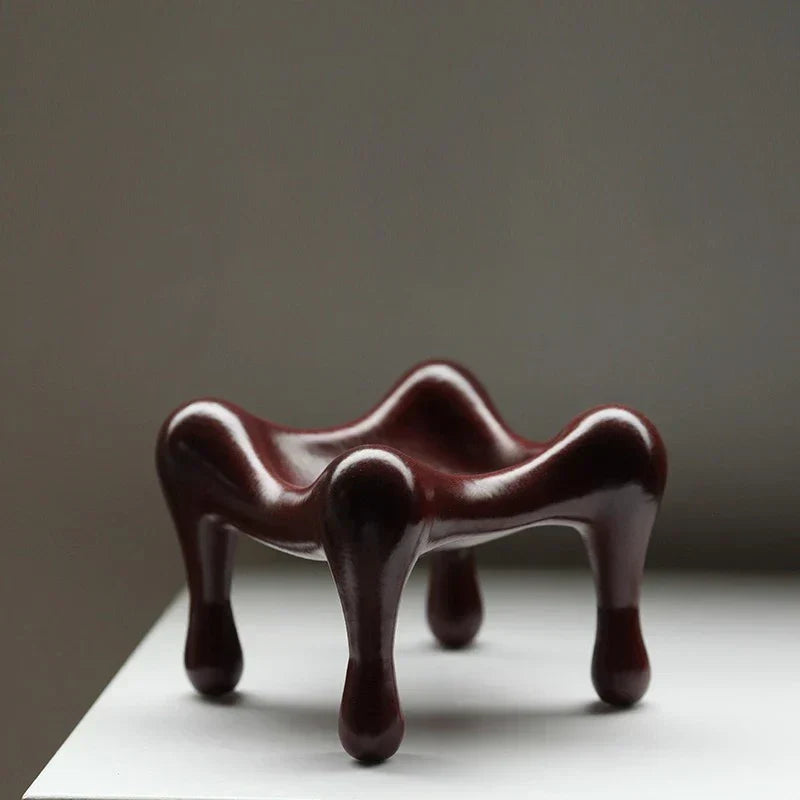 ™ High-legged Geometric Storage Tray for Home Decor & Organization
