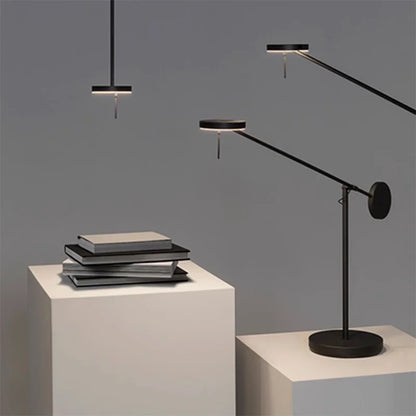 DecorBites™ Black Telescopic Wall Lamp with Adjustable Arm for Living Room and Bedroom