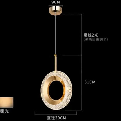 DecorBites™ Bedside Pendant Lights | Modern Indoor Chandelier for Bedroom Ceiling Decor
