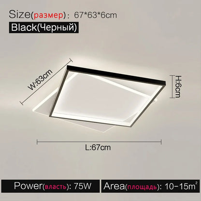 DecorBites™ LED Ceiling Lamp Set - Modern Minimalist Nordic Bedroom Living Room Lighting