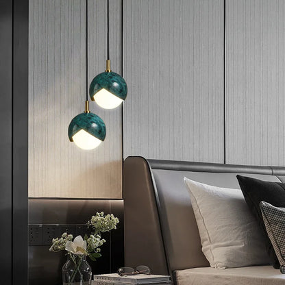 DecorBites™ Blue Copper Chandelier Pendant Light for Kitchen Island & Restaurant