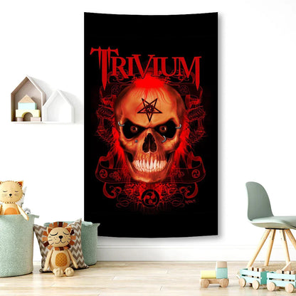 DecorBites™ Boho Band Tapestry Flag for Home Décor & Wall Art