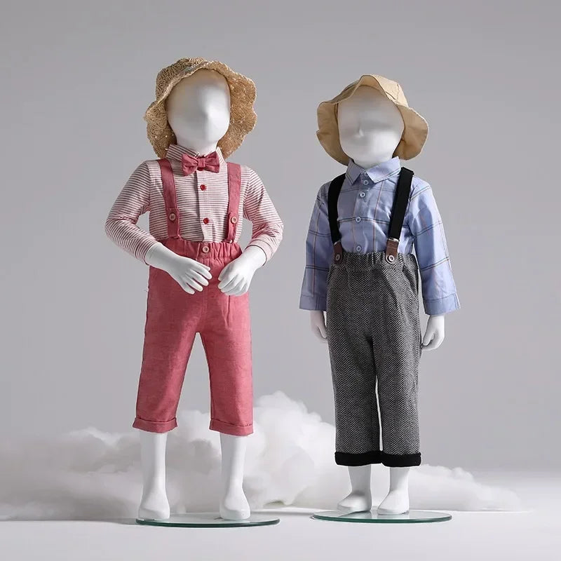 DecorBites™ Kids Full Body Mannequins for Children's Clothing Store - Child Display Stands