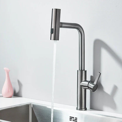 DecorBites™ 3 Functions Kitchen Faucet - Flexible Pull Out Mixer Tap with 360° Sprayer