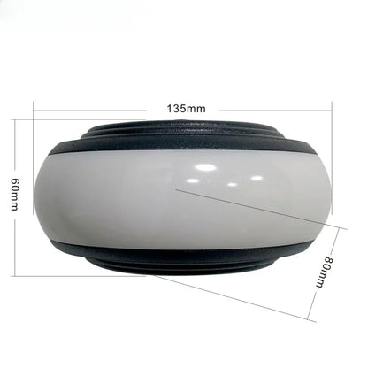 DecorBites™ LED Half-Round Wall Sconce for Staircase and Balcony Lighting