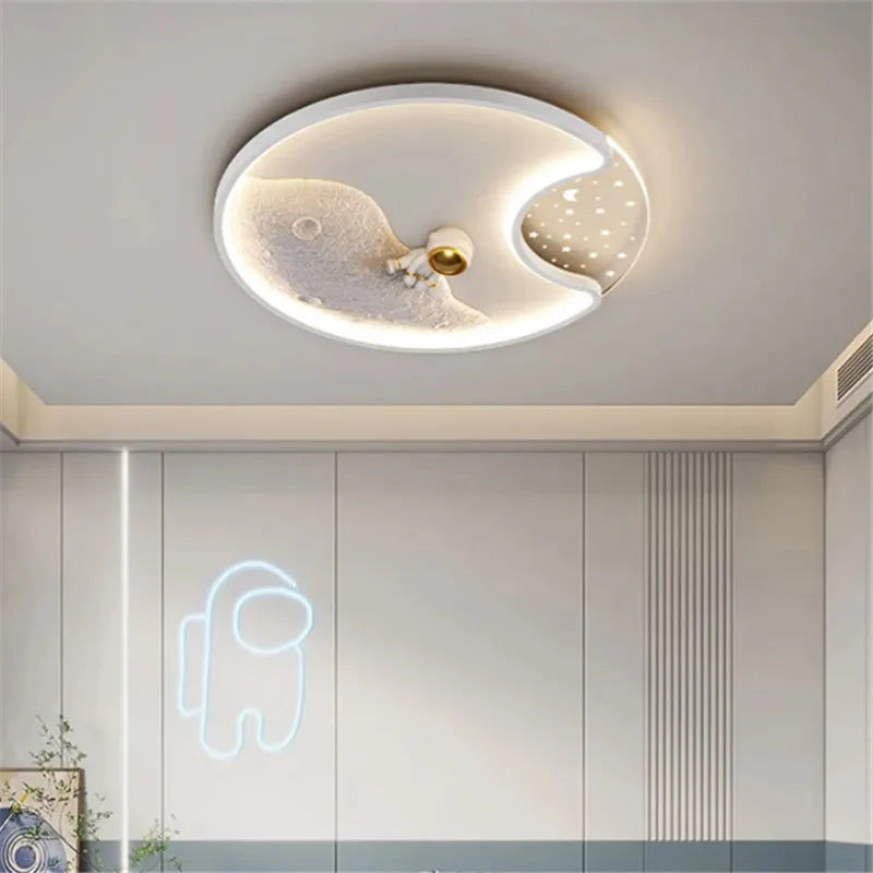 DecorBites™ Astronaut Moonlight LED Ceiling Light for Kids' Bedroom & Living Room