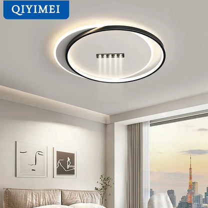 DecorBites™ LED Chandelier Lights Indoor Lighting Room Decor White Black Lamps With Spotlight