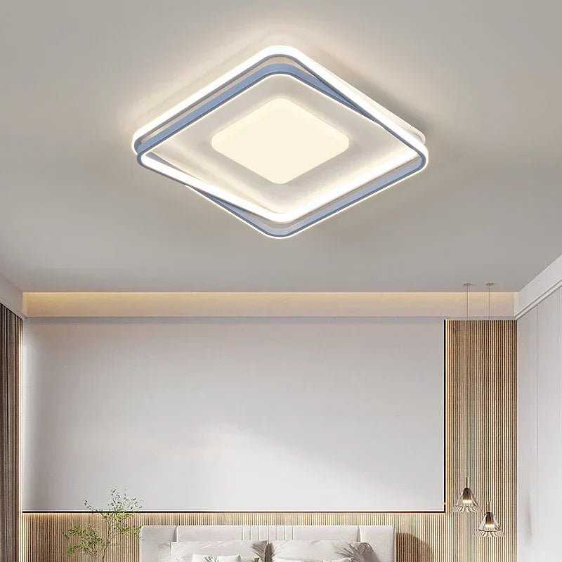 DecorBites™ Acrylic Chandelier: Minimalist Indoor Light for Living Room, Bedroom, and Kitchen
