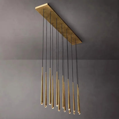 DecorBites™ Crystal Water Drop Ceiling Chandelier for Classic Living Room Decor