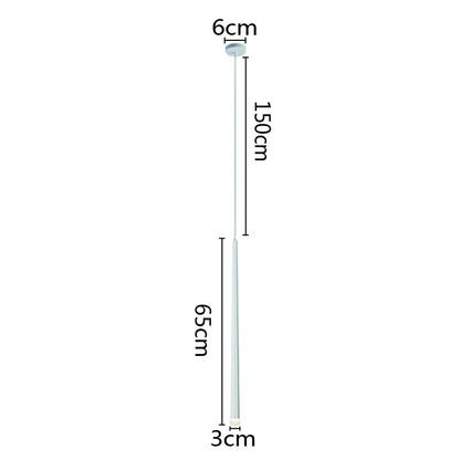 DecorBites™ LED Minimalist Pendant Lamp - Black/White for Bedroom, Dining, Coffee Shop Lighting