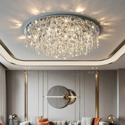 DecorBites™ Crystal Ceiling Lamp: Luxury Modern LED Ceiling Light for Home Indoor Lighting