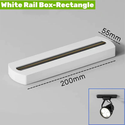 DecorBites™ Aluminum Track Rail LED Ceiling Spotlight Linear Track Lighting System.