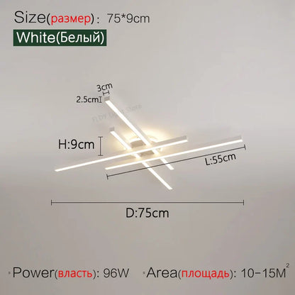 2023 DecorBites™ Nordic LED Ceiling Chandelier for Living, Dining, and Bedroom