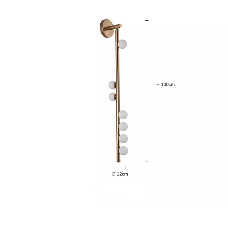DecorBites™ Glass Wall Lamp | Minimalist Design for Hotel Villa Living Room & Bedroom