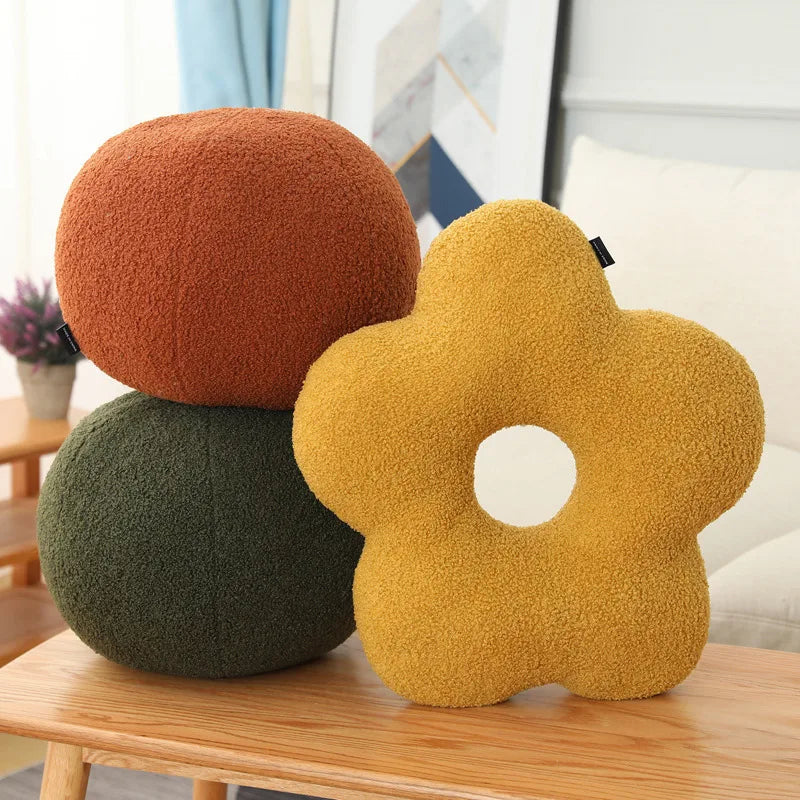 DecorBites™ 3D Flower Decor Nordic Cushion Throw Pillows for Home Farmhouse Decor