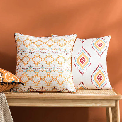 DecorBites™ Abstract Geometric Printed Cushion Cover 45x45cm for Home Decor
