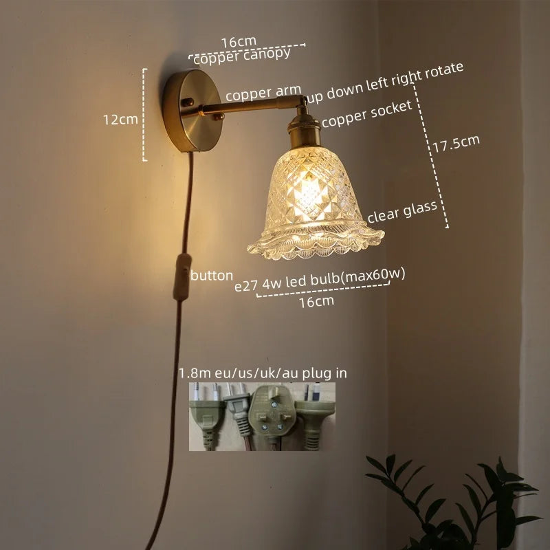 DecorBites™ LED Wall Lamps: Nordic Modern Design with Pull Chain Switch for Bedroom, Restaurant, Bathroom