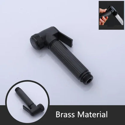DecorBites™ Black High Pressure Handheld Shower Head for Water Saving and Bathroom Rainfall