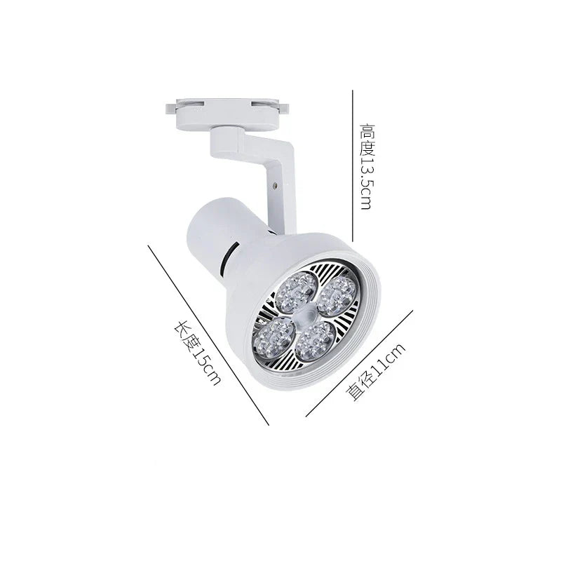 DecorBites™ 35W LED Track Ceiling Spot Light for Indoor Lighting and Retail Display