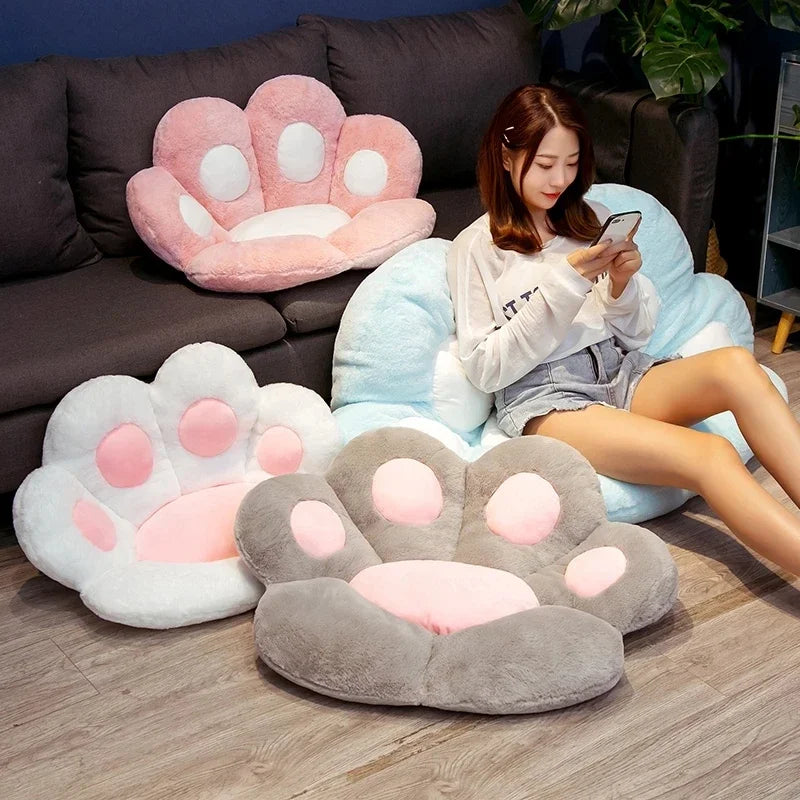 DecorBites™ Cat Paw Chair Cushion: Soft, Cute & Comfortable Sofa Decor Mat