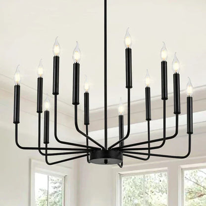 DecorBites™ Industrial Retro Chandelier for Dining Room and Kitchen Lighting