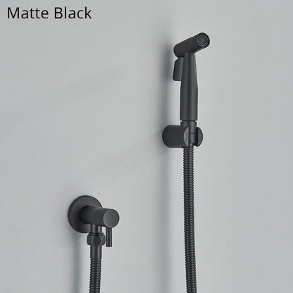 DecorBites™ Brass Bidet Faucet Single Cold Water Toilet Handle Jet Sprayer Mixer