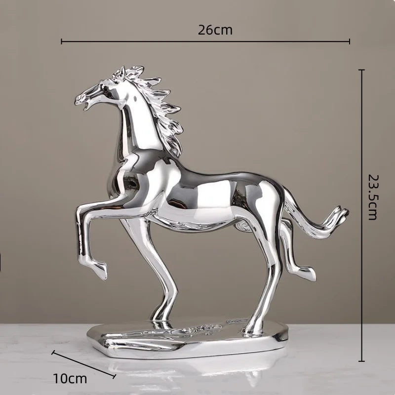 DecorBites™ Lucky Horse Resin Home Decoration Sculpture