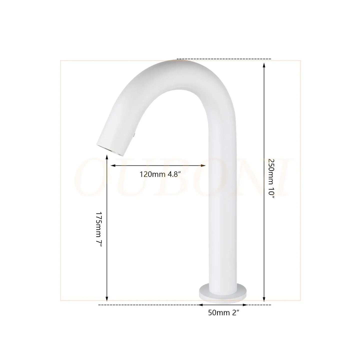 DecorBites™ Automatic Sensor Bathroom Faucet, Solid Brass, Water Saving, Touch-Free Electric Tap