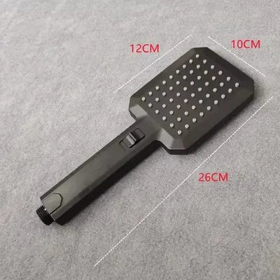 DecorBites™ Black High Pressure Handheld Shower Head for Water Saving and Bathroom Rainfall