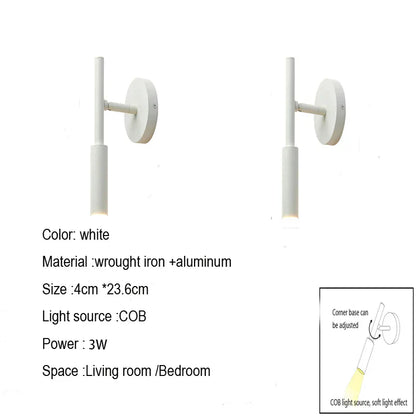 DecorBites™ LED Wall Lamp Night Light for Bedroom Bedside Reading Living Room Decor
