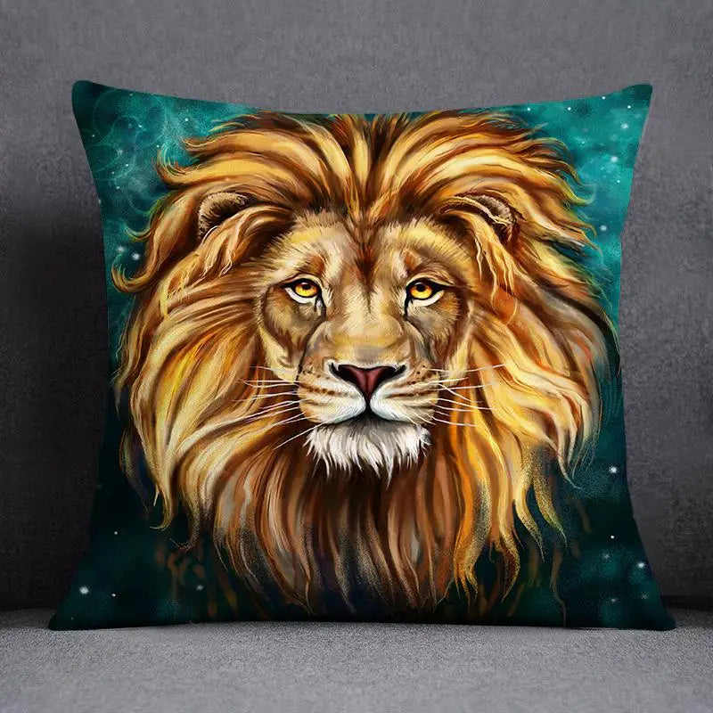 DecorBites™ Animal Pattern Decorative Pillowcase 45x45cm - Modern Design for Home and Car