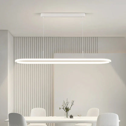 DecorBites™ LED Pendant Light for Dining Table Kitchen Home Decoration Indo Lighting Lustre White Black Fixture Hanging Lamp