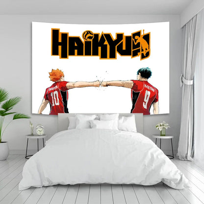 DecorBites™ Haikyuu Anime Poster Tapestry Room Canvas | Aesthetic Wall Decor Art