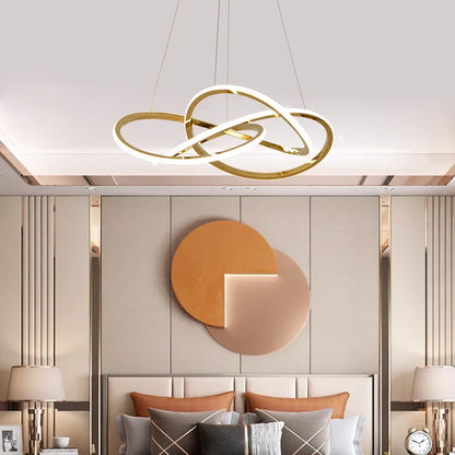 DecorBites™ Clover Stainless Steel Pendant Lamp, Luxe Four Leaf, 3 Colors