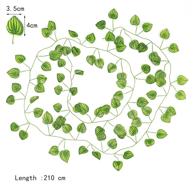 DecorBites™ 12pcs 2.2M Ivy Green Garland String Wall Decoration Artificial Plants
