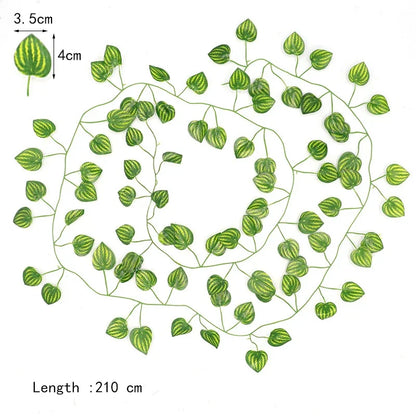 DecorBites™ 12pcs 2.2M Ivy Green Garland String Wall Decoration Artificial Plants