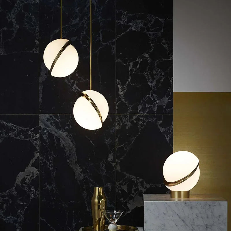 DecorBites™ Acrylic Ball Pendant Lamp: Modern Nordic Home Lighting Fixture