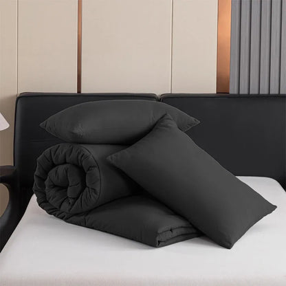 DecorBites™ Cozy Queen/King Duvet & Pillowcase Set - Soft, Breathable, Durable Blanket