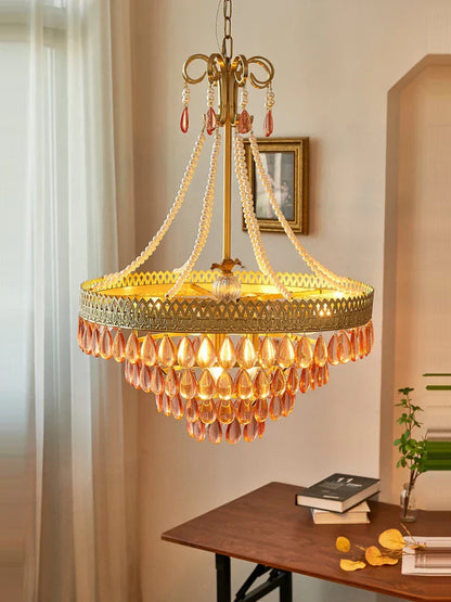 DecorBites™ Crystal LED Ceiling Chandelier for Dinning Room
