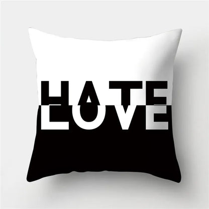 DecorBites™ Geometric Stripes Pillowcase 45x45cm Polyester Cushion Cover for Living Room