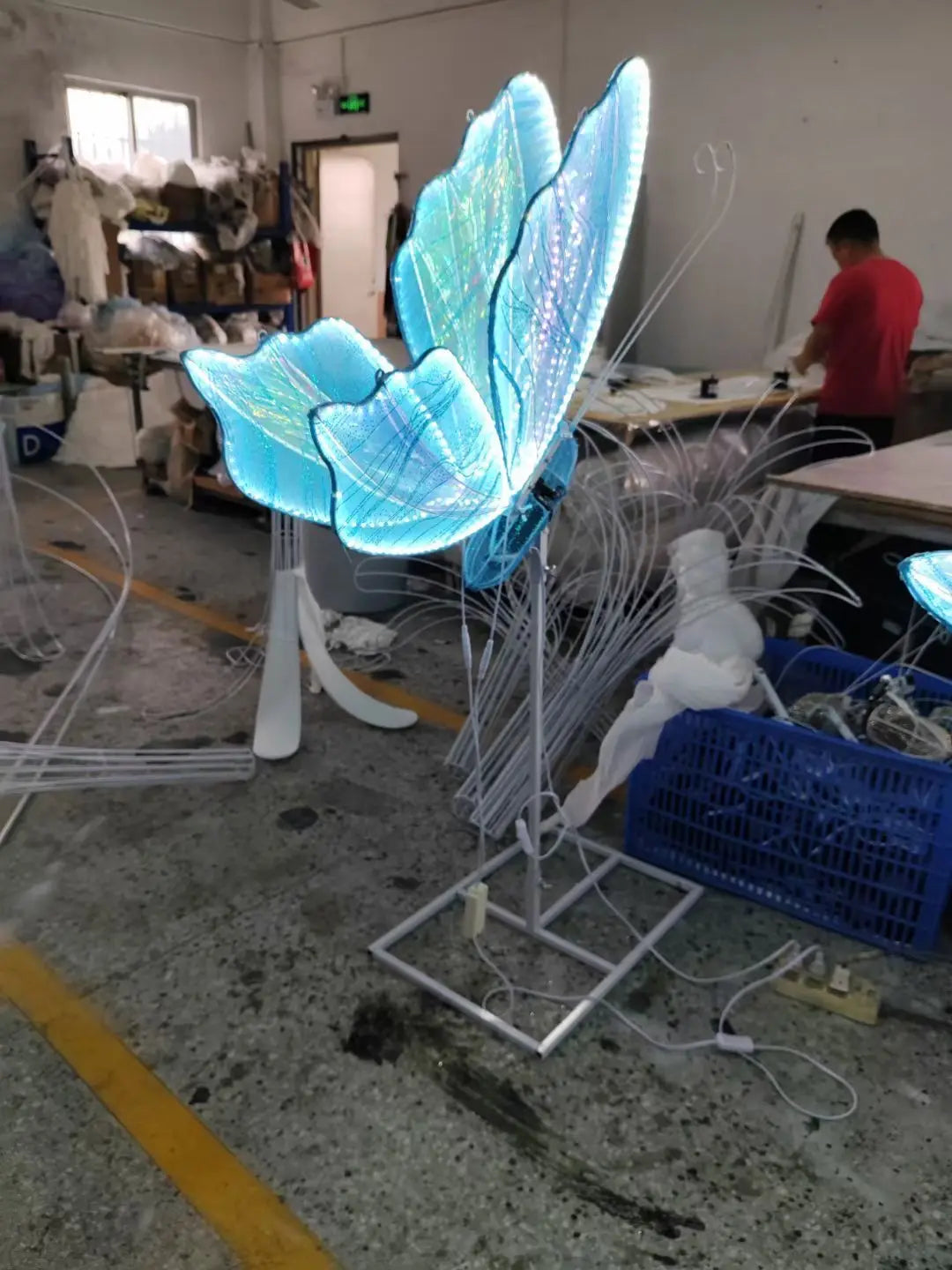 DecorBites™ LED Butterfly Wing Lace Hanging Lamps for Romantic Decoration and Party Lights
