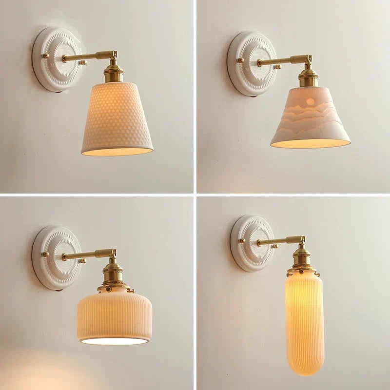 DecorBites™ Copper Arm LED Wall Sconce for Bedroom Bathroom Mirror Stair Light